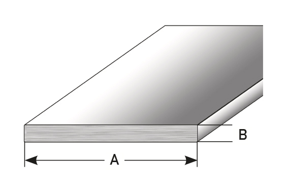 Flachprofil/Sockel 40x3,0