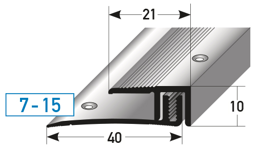 APL - Abschlussprofil 7 - 15 mm