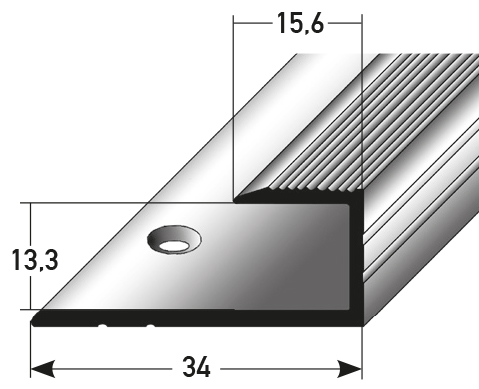 Einschub für Parkett 13,3 x 34 mm