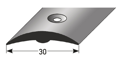 Übg 30mm hart PVC gelocht