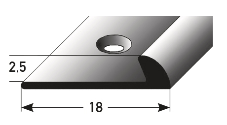 Einfassschiene 2,5 mm