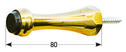 Türstopper für Wandmontage 24 x 80 mm