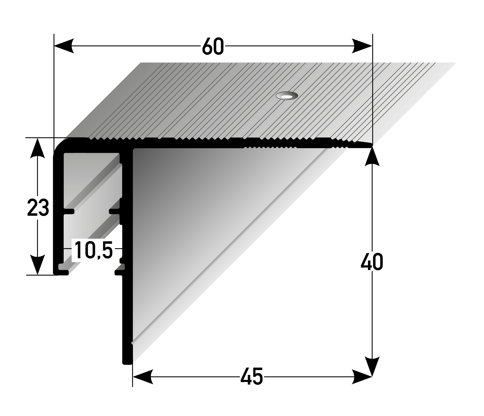 LED-TK-indirekt 40x45 geb.