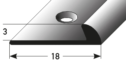 Einfassschiene 3  mm