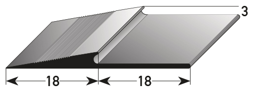 Rampenanstoß 3 mm