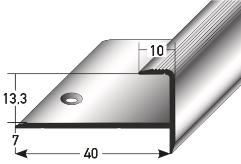 Einschubprofil 13 mm mit 7 mm Nase