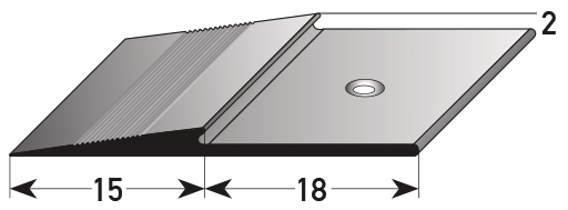 Rampenanstoß 2 mm