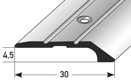 Abschlussprofil 30 x 4,5 mm