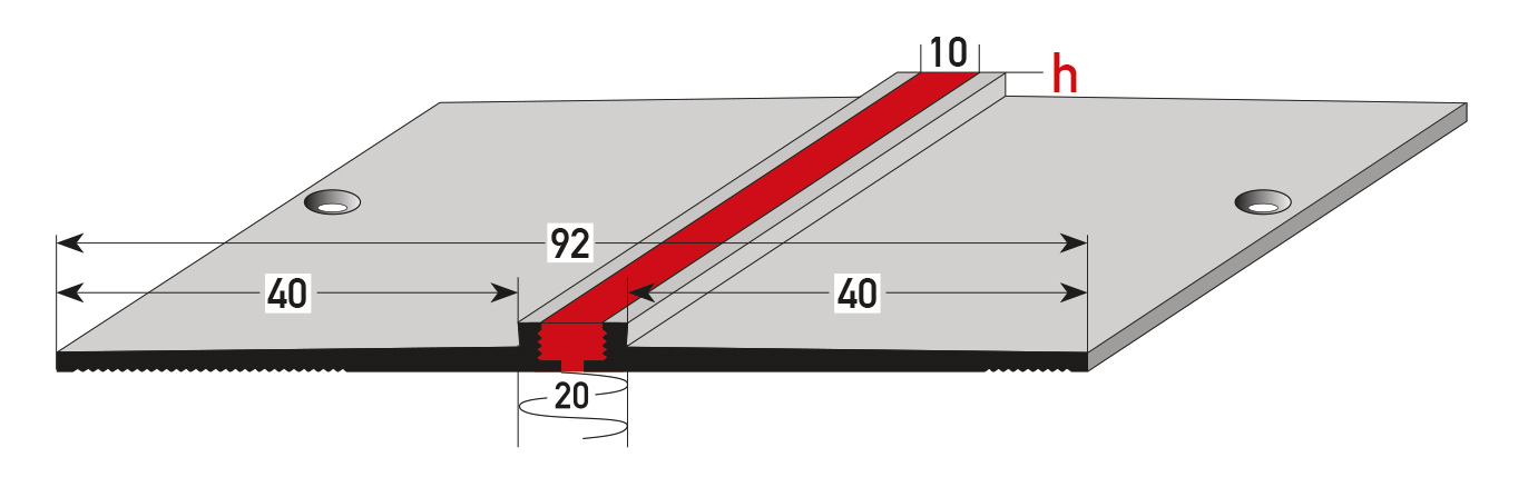 3D Spezial-DF 100x10x2,2 geb
