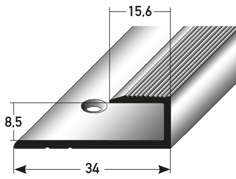Einschub für Laminat 8,5 x 34 mm