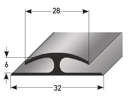 PVC-Einfaß dopp. 6mm
